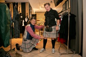 Thomas Rettl mit Schauspieler Cornelius Obonya, fotografiert von Herbert Rohrer